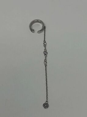 Henri Bendel - Crystal Chain Cartilage Stud Earrings (only one) Silver